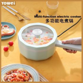 110V electric cooker small household pot cooking single pot 1.5 electric frying pan mini dormitory electric hotpot