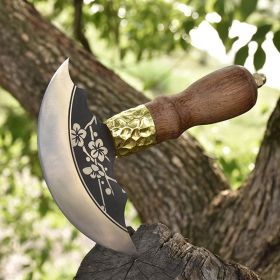 Hand-forged Leather Knife Longquan Household