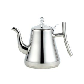 Pour Over Coffee Kettle Premium Stainless Steel Gooseneck Tea Kettle (Color: Silver, size: 1.0L)