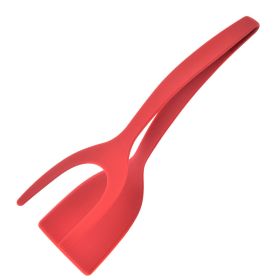 1pc Egg Spatula Pancake Spatula Fried Egg Flip Spatula (Color: Red)