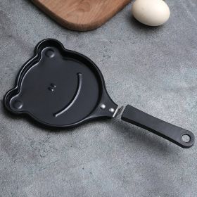 1pc Breakfast Mini Omelette Pan Creative Cute Cartoon Diy Omelette Pan Non-Stick Pan Kitchen Fried Egg Pan (Model: Frog Pattern)