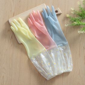 1 Pair Of Thermal Dishwashing Gloves; Thick And Durable; Waterproof Non-slip; Protective; Random Color (size: 1 Pair)