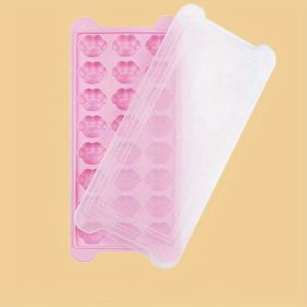 1pc Soft Bottom Cat Paw Ice Tray Mold - Homemade Ice Cube Box for Kitchen Refrigerator - Perfect for Making Delicious Ice Cream and Cocktails (Color: Pink, Quantity: 1pc)