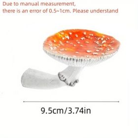 1pc Resin Mushroom Hanging Shelf - Decorative Wall Mounted Shelves for Home and Office Decor (Material: Resin, size: M)