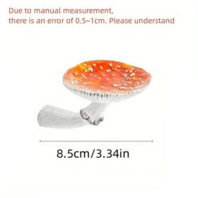 1pc Resin Mushroom Hanging Shelf - Decorative Wall Mounted Shelves for Home and Office Decor (Material: Resin, size: S)