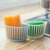 1PC Sink Plastic Hanging Basket; Faucet Rack Drainer Sponge Storage Rack Spout Holder Kitchen Bathroom Rack; 2.75*4.92in