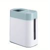 1pc 2 In 1 Desktop Trash Can With Tissue Box; Creative Plastic Mini Wastebasket; Trash Can; Garbage Bin; Rubbish Recycling For Desktop; Dressing Table