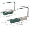 Sink Rack; Telescopic Drain Rack; Kitchen Supplies; Multi-functional Pull-out Storage Rack; Can Be Hung Dishwashing Rag Rack