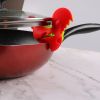 1pc Creative Rooster Tongs; Kitchen Baking Tongs; Bird Shaped Silicone Pot Tongs; Kitchen Anti-Spill Tongs