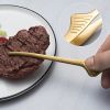 1pc Barbecue Clip Stainless Steel Food Clip; Baking Bread Clip; Hotel Restaurant Squeegee Clip