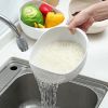 1pc/2pcs/3pcs Multi-Functional Kitchen Washing Basket Basin - Drain Water, Wash Rice, Perfect For Cleaning Vegetables And Fruits, And More With Conven