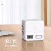 Digital Display Alarm Clock Time Management PP Cube Shape Countdown Homework Study Timer Kitchen Timers for Daily Life