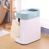 1pc 2 In 1 Desktop Trash Can With Tissue Box; Creative Plastic Mini Wastebasket; Trash Can; Garbage Bin; Rubbish Recycling For Desktop; Dressing Table