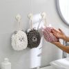 1pc Hand Towel Ball; Cartoon Hanging Towel; Quick Drying; Kitchen And Bathroom; Chenille Lovely Rag; Thickened Towel 6.69"√ó6.69"