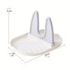 1pc Kitchen Pot Lid Holder; Multifunctional Storage Rack; Pot Lid Stand Drain