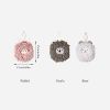 1pc Hand Towel Ball; Cartoon Hanging Towel; Quick Drying; Kitchen And Bathroom; Chenille Lovely Rag; Thickened Towel 6.69"√ó6.69"