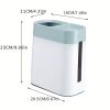 1pc 2 In 1 Desktop Trash Can With Tissue Box; Creative Plastic Mini Wastebasket; Trash Can; Garbage Bin; Rubbish Recycling For Desktop; Dressing Table