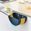 1pc Kitchen Garbage Bin; Wall Mounted Waste Bin; Hanging Kitchen Trash Can; Foldable Waste Bins; Small Compact Garbage Can For Cabinet Kitchen