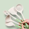 4pcs/5pcs/7pcs Food Grade Silicone Spatula Non-stick Pan Special Cooking Shovel; Kitchen Utensils Set; Household Soup Spoon Leak Spoon; Kitchen Tools