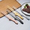 1pc Barbecue Clip Stainless Steel Food Clip; Baking Bread Clip; Hotel Restaurant Squeegee Clip