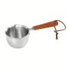 1pc; Melting Pot; Stainless Steel Double Spouts Pot; For Melting Chocolate; Warming Oil; And More; Mini Stuff; Kitchen Gadgets; Home Kitchen Items